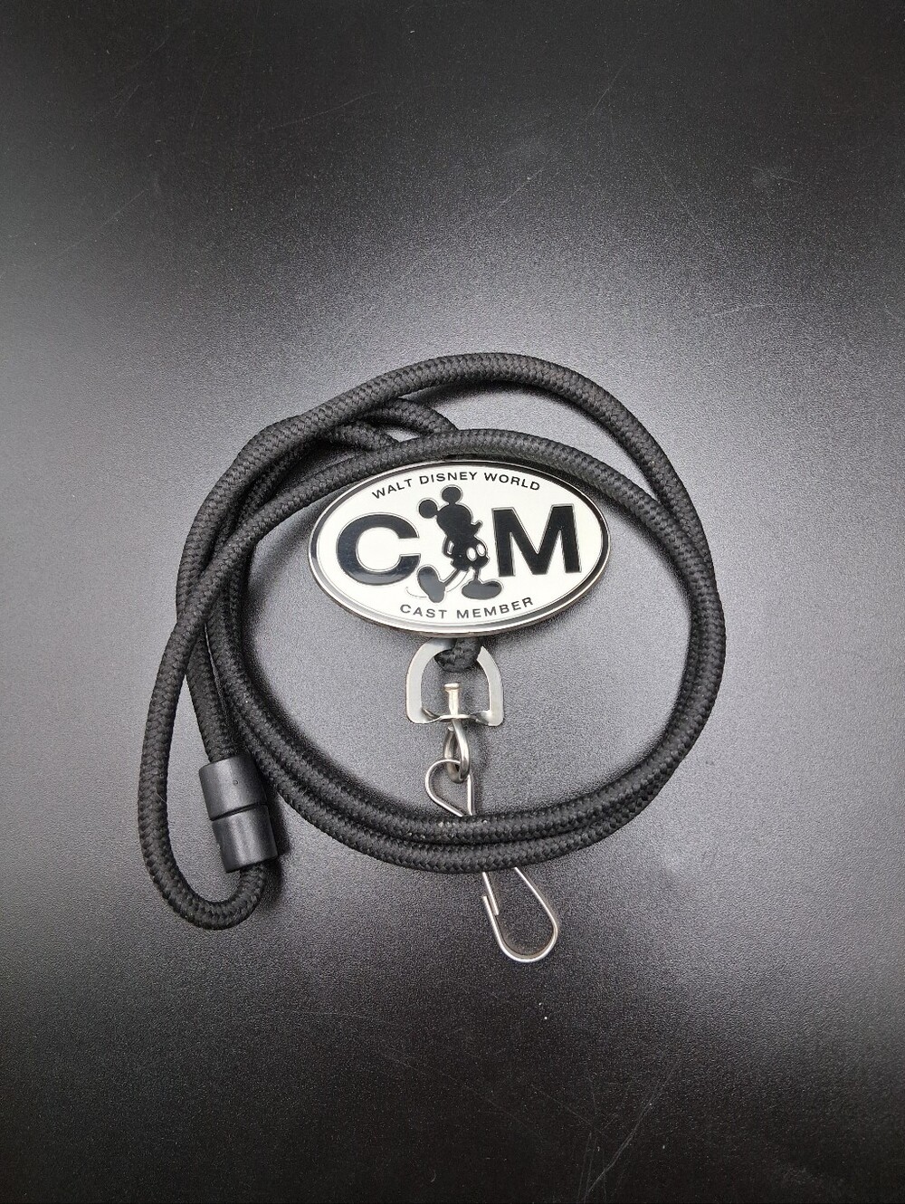 Disney Cast Member Exclusive ID Lanyard Mickey Mouse CM Bolo